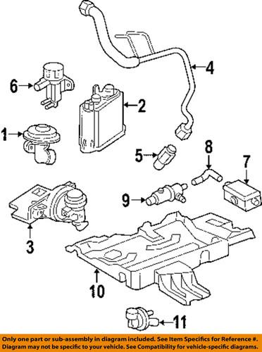 Ford oem f75z-9c915-aa vapor canister purge solenoid