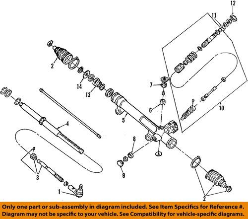 Ford oem f6sz-3280-ba tie rod/steering tie rod end