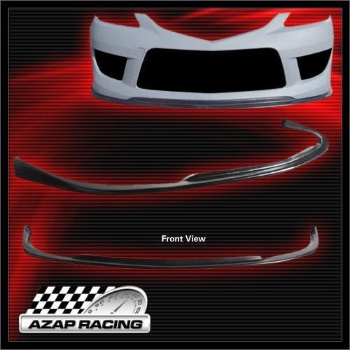 08-10 jdm style poly-urethane front bumper lip spoiler black for mazda 5 premacy