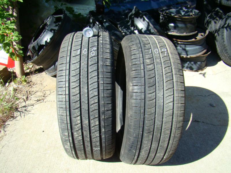 Kuhmo lolus 255 60 17 7/32 good 2 two used tires  #108 109