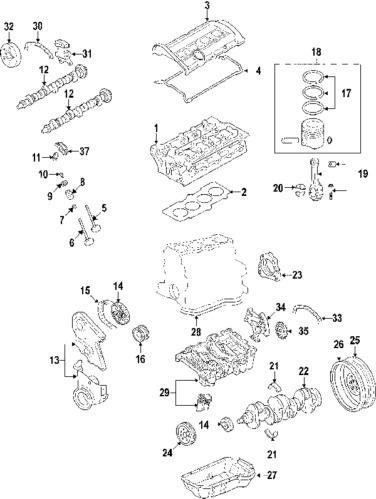 Volkswagen 06f109101b genuine oem factory original camshaft