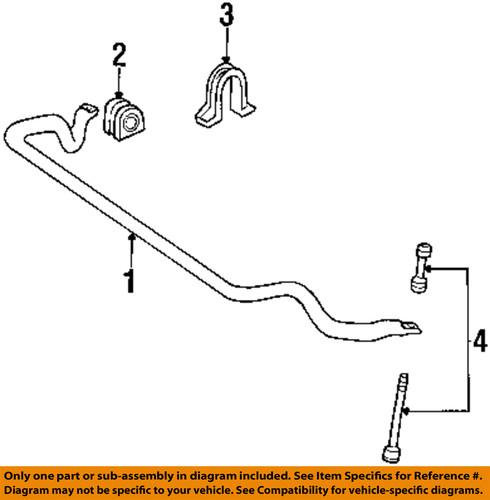 Ford oem xl1z5484fa stabilizer bar-stabilizer bar insulator