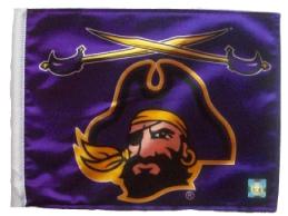 East carolina pirates (ecu) replacement flag 11in.x15in. - webbing sleeve