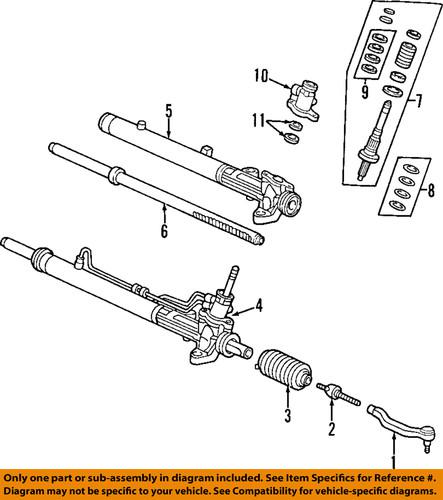 Honda oem 53540-swa-a02 tie rod/steering tie rod end