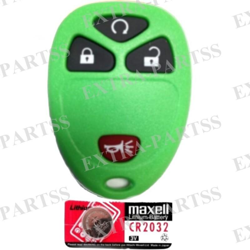 New green gm keyless entry remote key fob transmitter clicker + battery 15913421