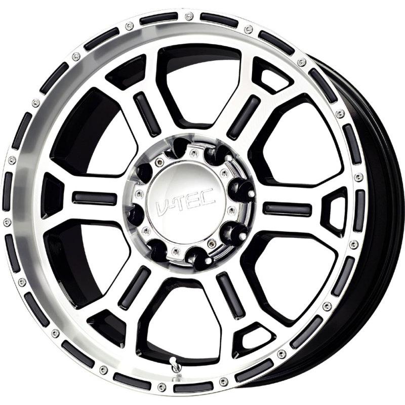 4 new 16x8 0 offset  8x165.1 v-tec raptor black  wheels/rims