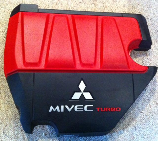 08 10 11 12 mitsubishi lancer evolution evo x engine cover