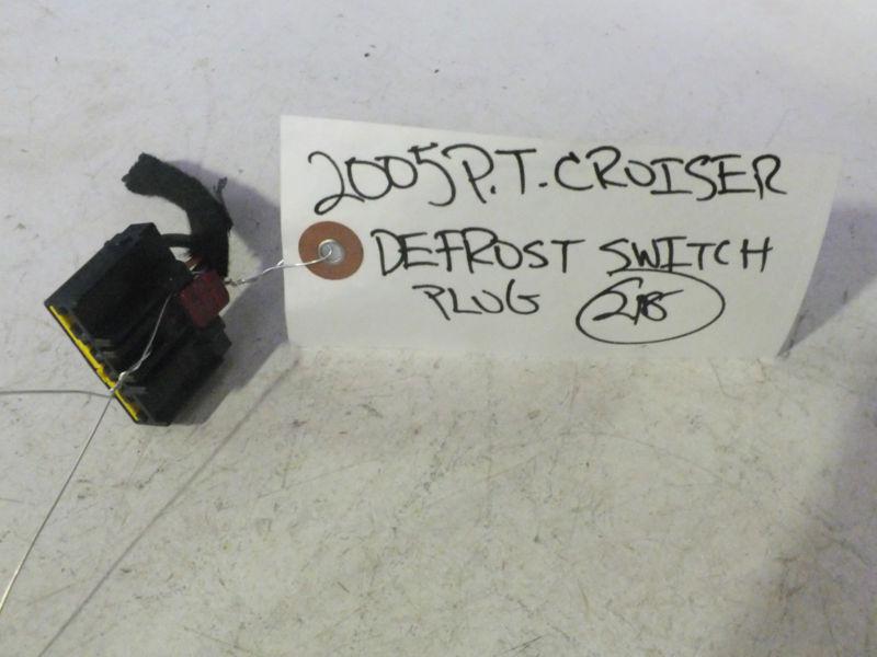 2001 2002 2003 2004 2005 chrysler pt cruiser defrost switch plug oem