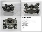 Undercar express 10-14265 rear right rebuilt caliper with pad