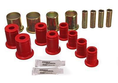 Energy suspension control arm bushings front upper/lower polyurethane red chevy