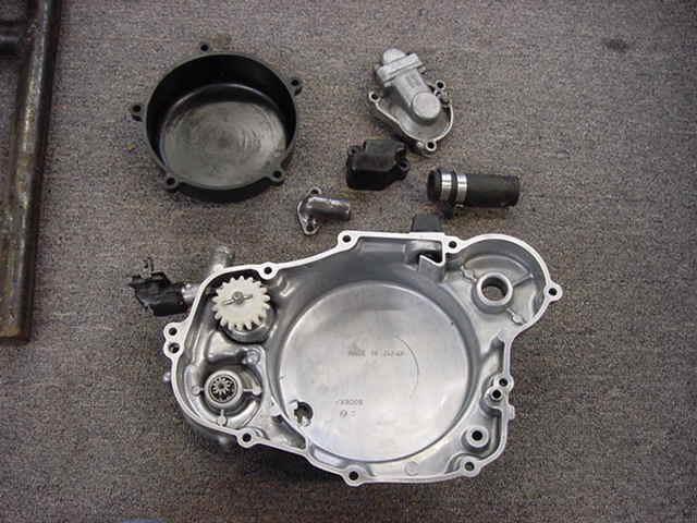 Kawasaki kx500 engine covers and water pump 1987 +