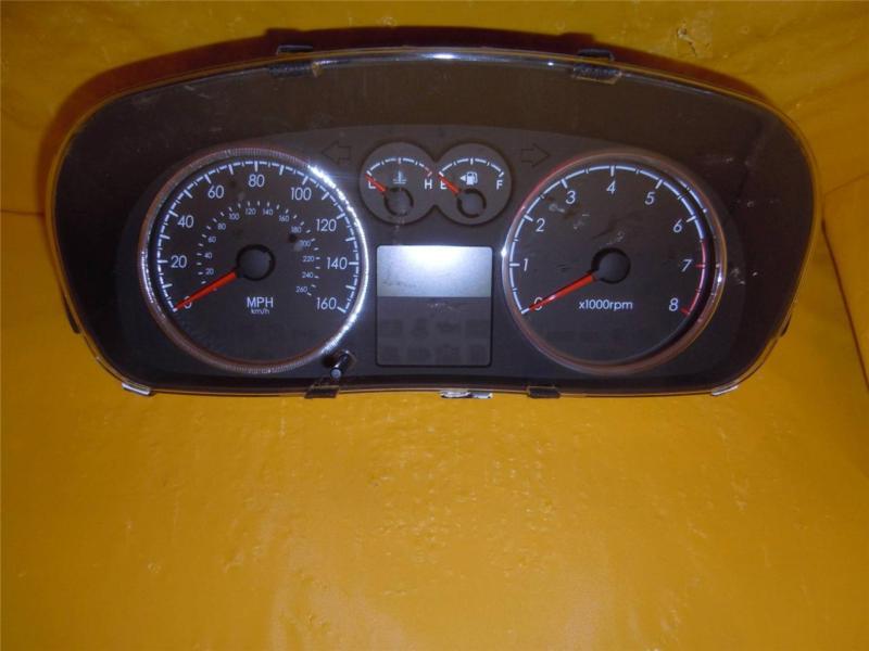 07 08 tiburon speedometer instrument cluster dash panel gauges 63,030