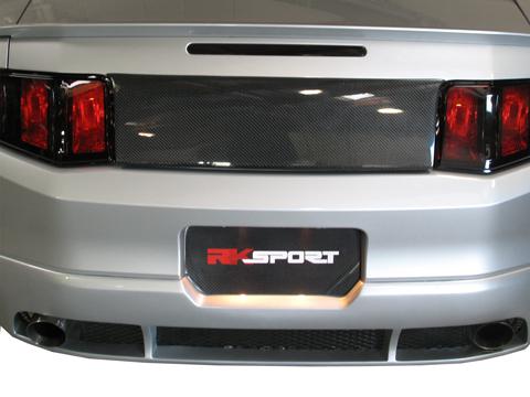 Ford mustang 2010-2013 rk sport carbon fiber trunk filler tail light filler