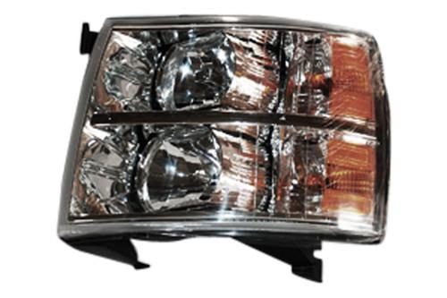 Tyc 20-6818-00 - 2008 chevy silverado left replacement headlight assembly