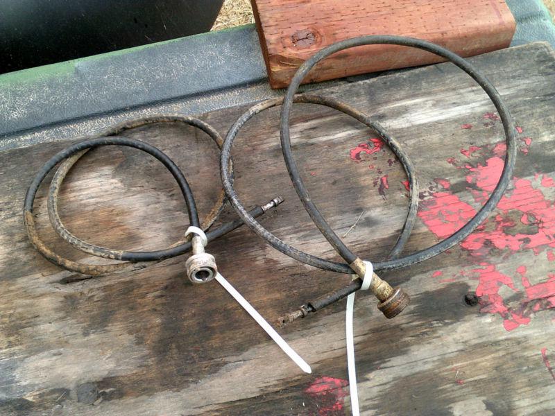 Lot of 2 volkswagen bug speedometer cables. 