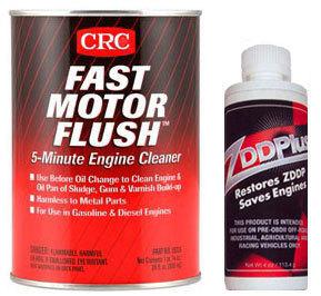 Zddp plus oil additive and crc motor flush kit