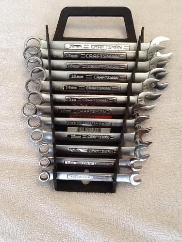 Craftsman metric combination wrench set 