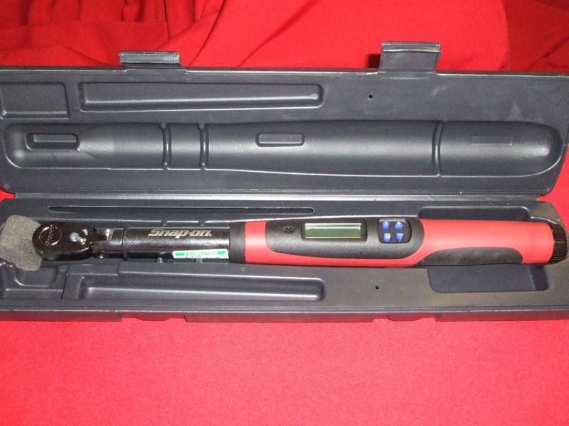 Snapon torque wrench, electronic, techwrench, flex ratchet, 5 to 100 ft. lbs., 