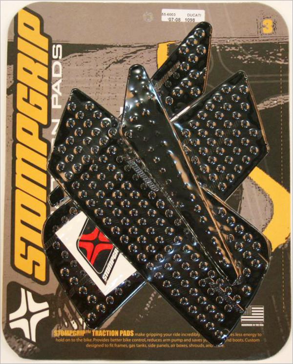 Stomp grip traction pad tank kit ducati streetfighter 2009-2012 / black