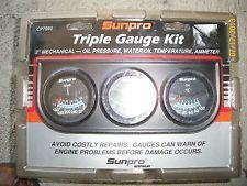 Sunpro cp 7995 triple gauge,  oil-water-temp