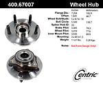 Centric parts 400.67007 front hub assembly