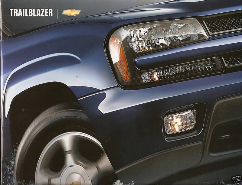 2004 chevrolet trailblazer sales brochure 