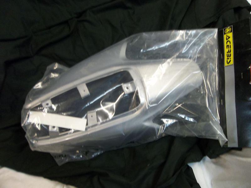 2000 thru 2012 honda xr50 crf50 xr crf 50 acerbis silver rear fender *b626