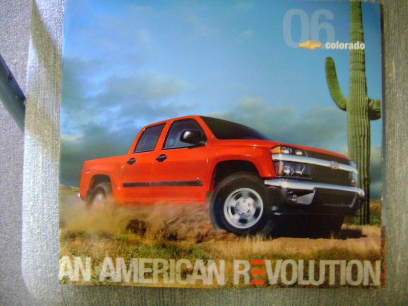 2006 chevrolet colorado sales brochure catalog book