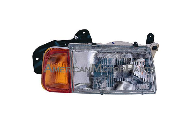 Right passenger side replacement headlight w/ corner lamp 89-98 suzuki sidekick