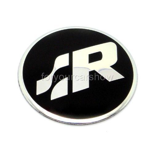 4*55.5mm vw r-line car wheel emblem sticker badges logo