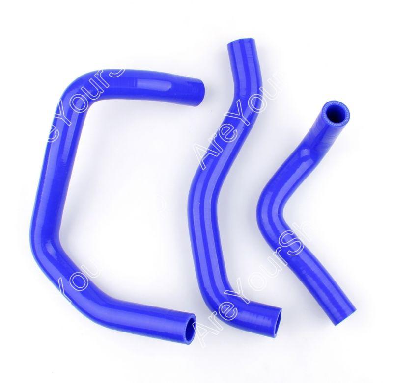 Blue kit silicone hose radiator heater kawasaki zx6r ninjia 2003-2004