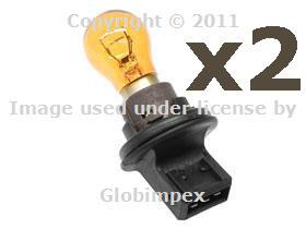 Volvo (01-09) turn signal bulb socket & bulb genuine(2) + 1 year warranty