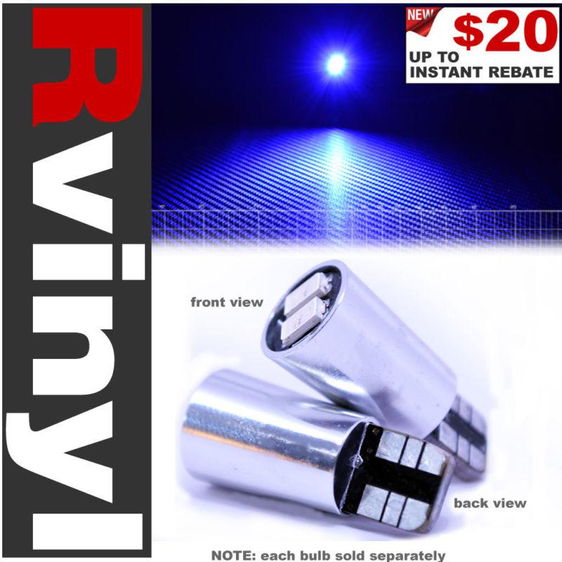 Profocos blue (1x) t10 2 5630smd canbus led license plate bulb for subaru