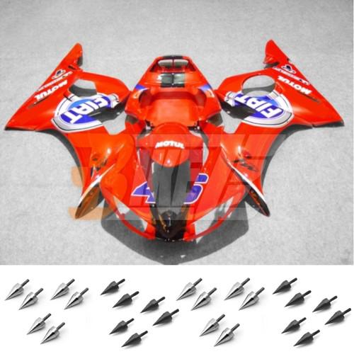 Free bolt kit! body frame fairing kit bodywork for yamaha yzf 600 r6 2003 am