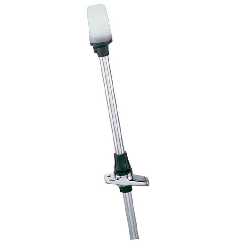 Perko 24" telescoping type pole light - white 1611dp2chr