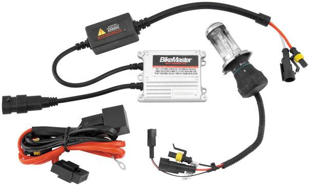 Bikemaster hid light kit 8000k h13hl blue