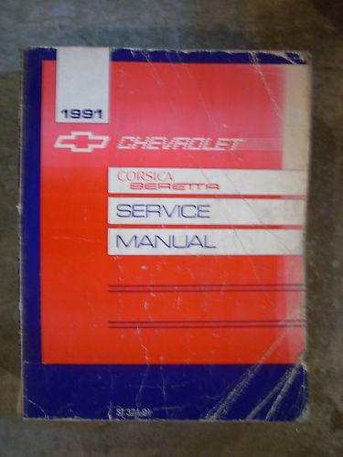 1991 91 chevrolet chevy corsica beretta service shop repair book manual