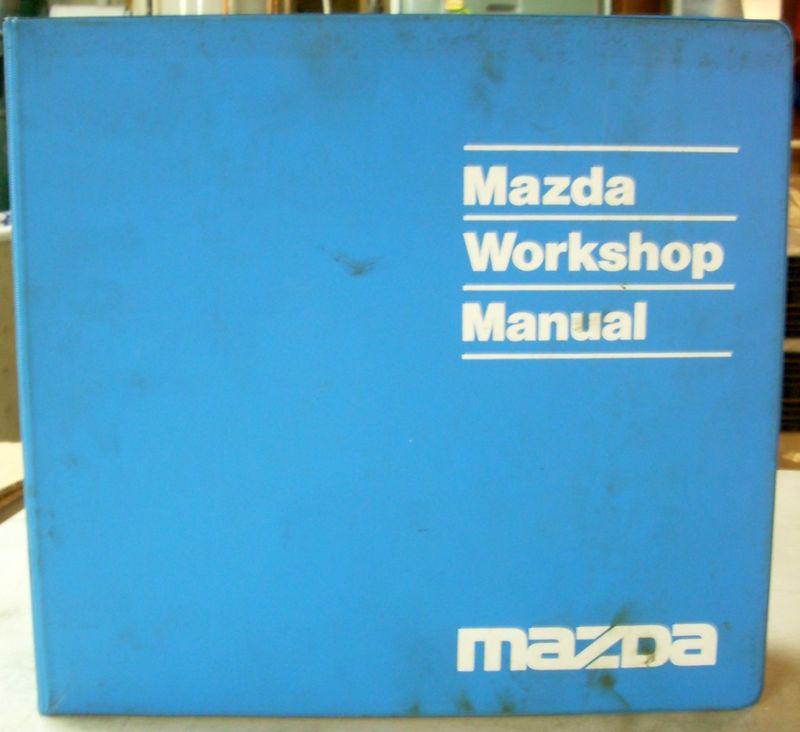 1992 92 mazda mx-3 workshop shop service repair manual book