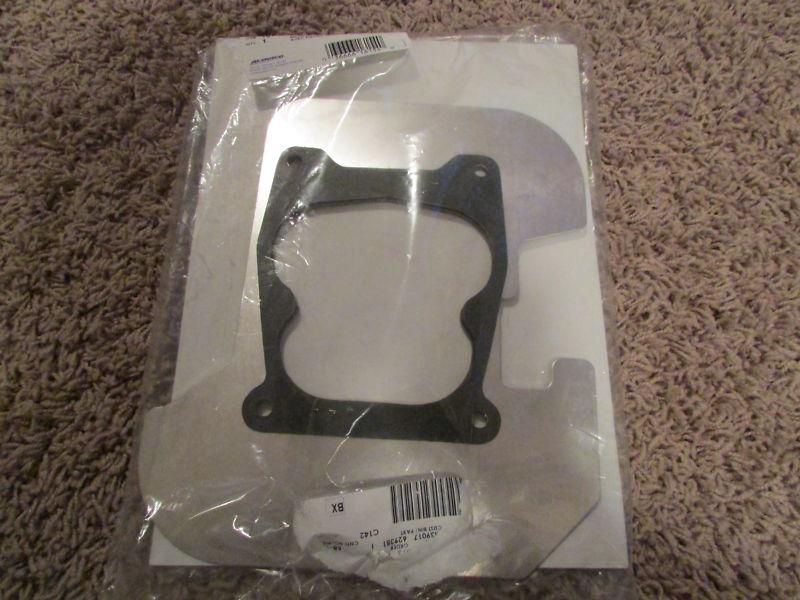 Nos gm ac delco quadrajet q jet engine carburetor heat shield olds chevy pontiac