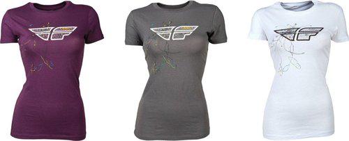 Fly racing womens exstatic crew neck t-shirt