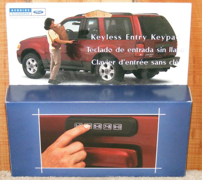 Ford keyless entry keypad genuine accessories part # 3l2z-14a626-aa new!