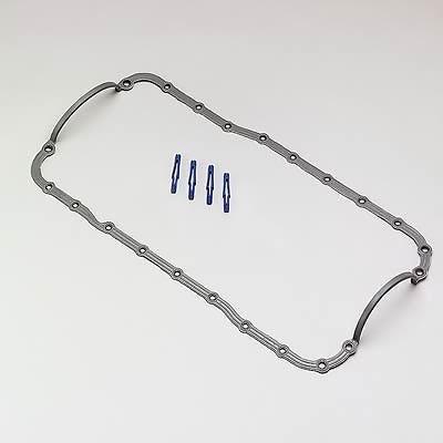 Felos34508r fel-pro oil pan gaskets 1-piece ford 5.0l kit rubber/steel core -