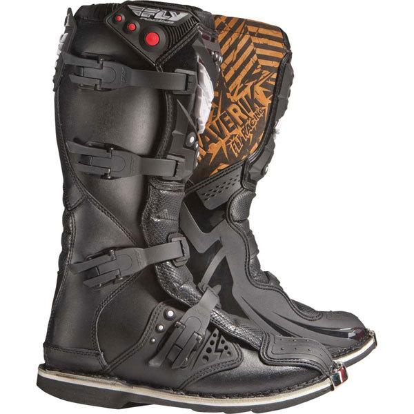 Black 12 fly racing maverik boots