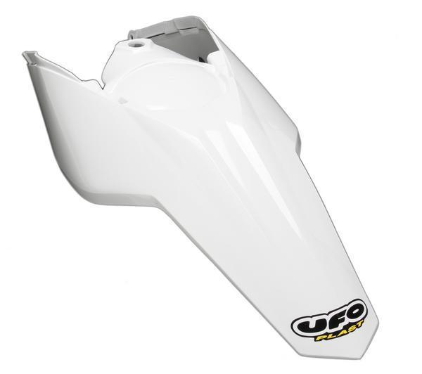 Ufo plastics rear fender with side panels - white  kt03094-041