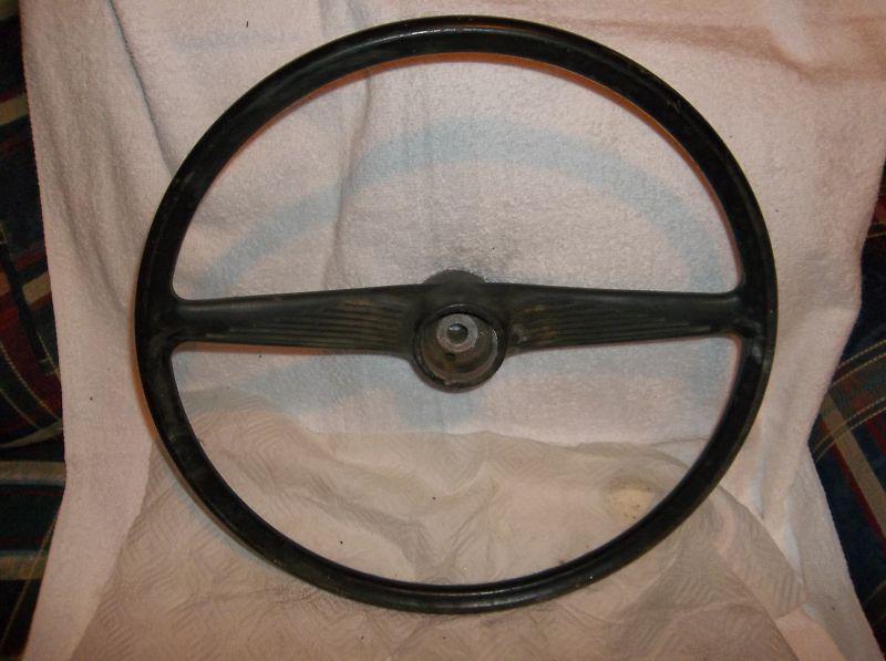 Antique ford steering wheel perfect for rat rod no reserve