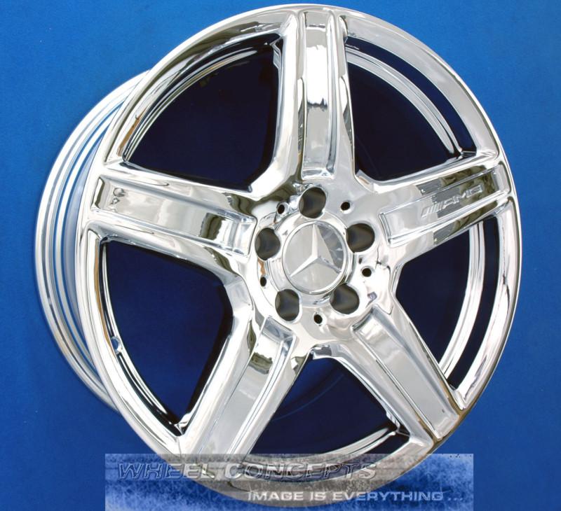 Mercedes e63 amg 18" chrome wheels rims e350 e550 e 63