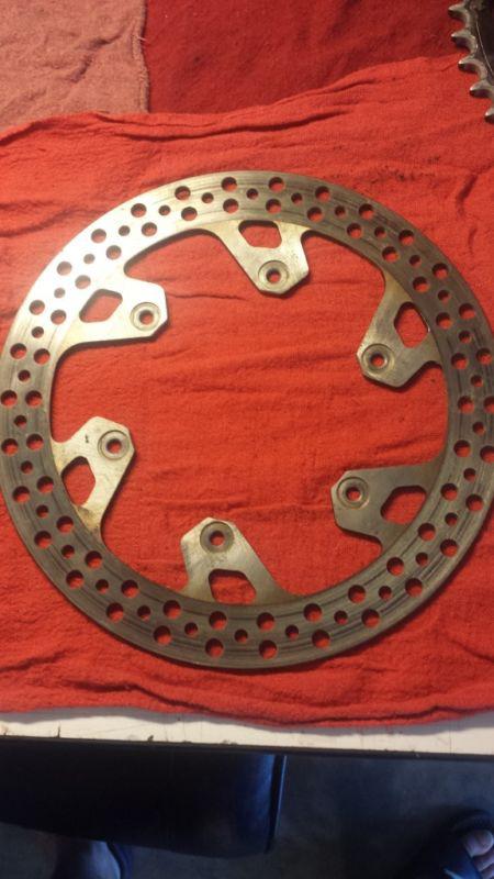 Yamaha wr450 rear brake disc rotor wr 450 low hours