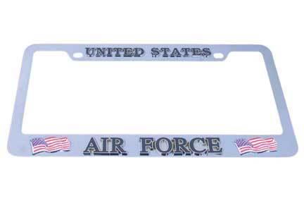 Military license plate frames