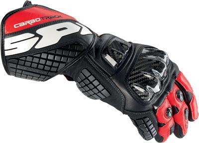 Spidi carbo track glove black/red 3x a134-021-3x