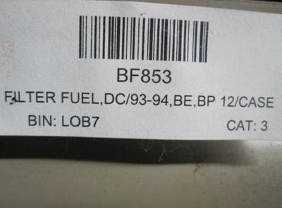 #bf853 93-94 gmc c3500 fuel filter truck